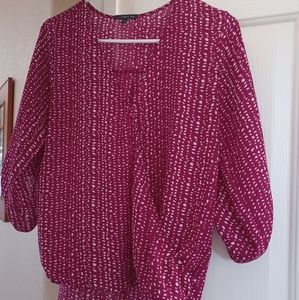West Kei Fushia Blouse